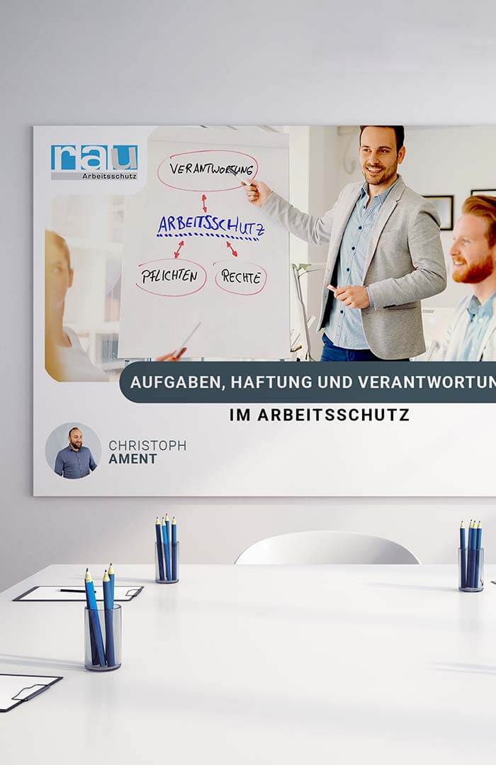 Seminare im Arbeitsschutz - Rau Arbeitsschutz Schulungsraum für Arbeitsschutz-Seminar